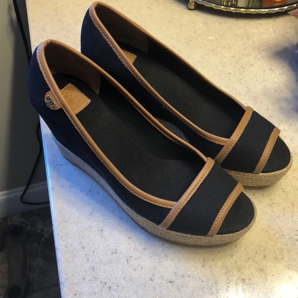 Tory Burch open-toe espadrille-style shoes